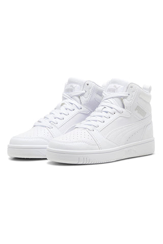 Total weiße Rebound V6 Mid Puma Jr High-Top-Sneaker