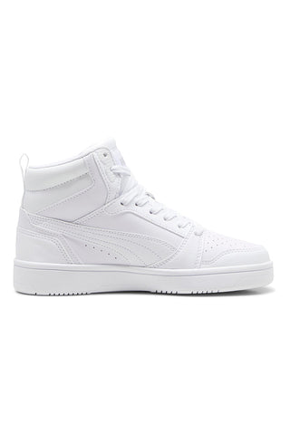 Total weiße Rebound V6 Mid Puma Jr High-Top-Sneaker