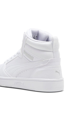 Total weiße Rebound V6 Mid Puma Jr High-Top-Sneaker