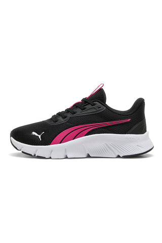 Leichte schwarze Sneakers mit fuchsiafarbenen Details Puma FlexFocus Lite Modern Jr