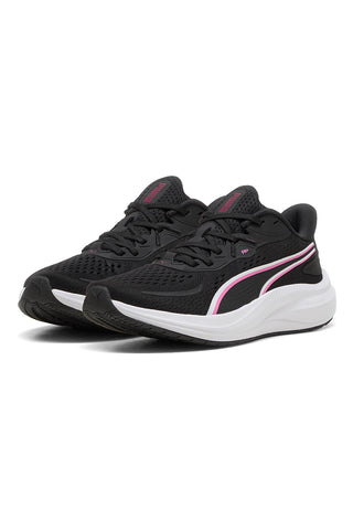 Puma Skyrocket Lite 2 – Schwarze Mesh-Laufschuhe mit rosa Details