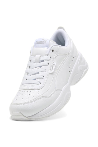 Weiße Puma Cilia Mode-Sneaker mit dicker Sohle und SoftFoam+-Innensohle