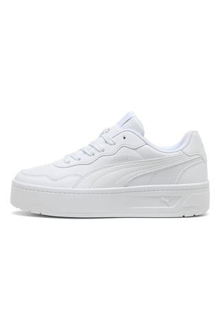 Puma Court Lally Skye – Weiße Plateau-Sneaker im Tennisstil
