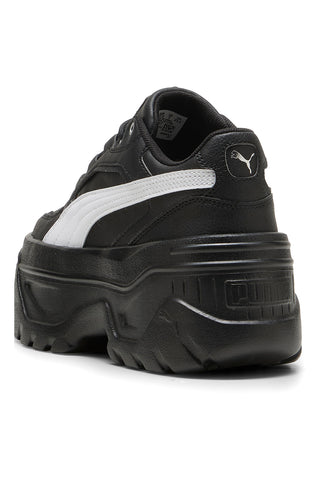 Schwarze Plateau-Sneaker mit Softride- und Softfoam-Sohle von PUMA KARMEN X-TRA