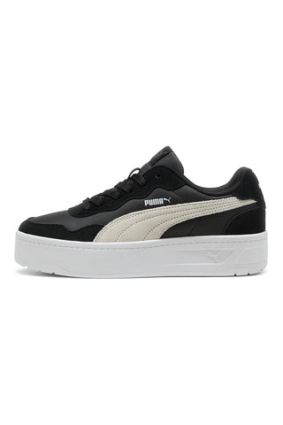 Schwarze Sneaker mit Court Lally Skye SD SoftFoam Puma Flatform-Sohle