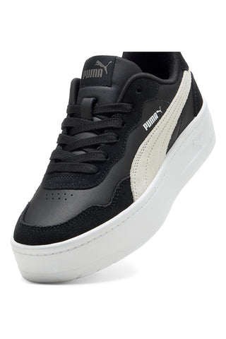 Schwarze Sneaker mit Court Lally Skye SD SoftFoam Puma Flatform-Sohle
