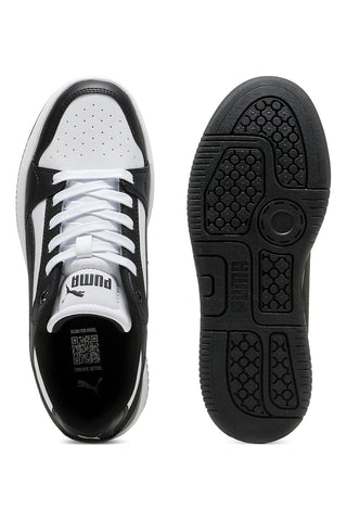 Sneakers bianche e nere platform Puma Rebound Femme Low