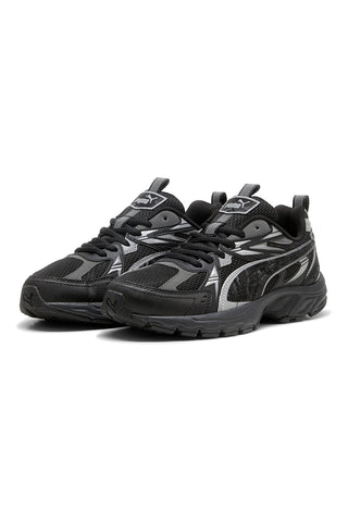 Puma Milenio Tech Wmns Day/Night Schwarze Sneakers mit silbernen Details