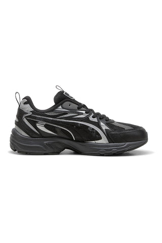 Puma Milenio Tech Wmns Day/Night Schwarze Sneakers mit silbernen Details