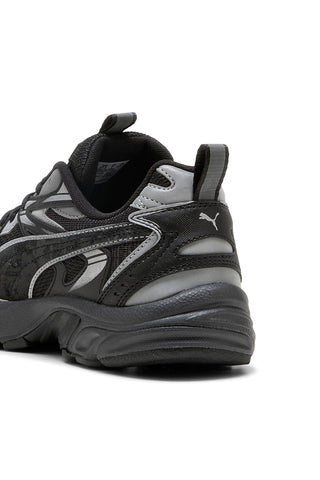 Puma Milenio Tech Wmns Day/Night Schwarze Sneakers mit silbernen Details
