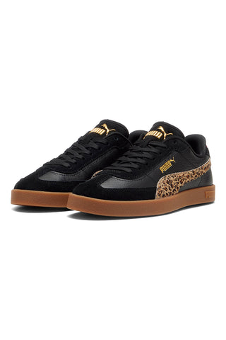 Sneakers nere con dettagli animalier suola beige Puma Club II Era Animal Flair