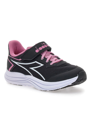 Sneakers nere sportive con dettagli rosa Diadora Snipe 3 JR