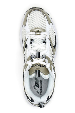 New Balance ML408GL – Weiße und goldene Turnschuhe