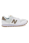 Weiße Sneakers New Balance GW500LW2 mit Animalprint-Details