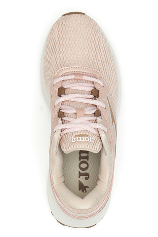 Joma Meta Lady 2529 Rosa Mesh-Laufschuhe mit weißer Sohle