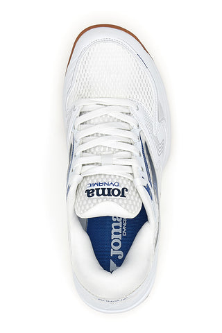 Joma V Dynamic Men 2502 Weiße Volleyballschuhe mit blauen Details