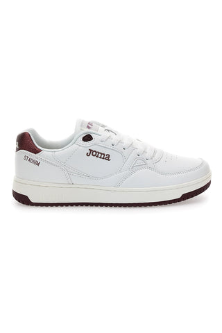 Sneakers bianche stile tennis con dettagli bordeaux Joma CStadium Lady 2520