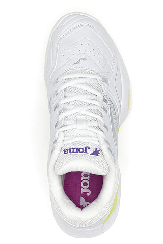 Joma MASTER 1000 LADY 2502 weiße Sportschuhe mit gelben Details