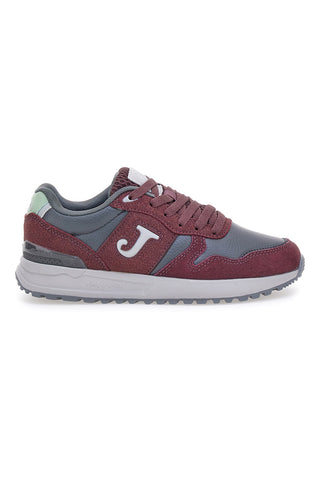 Sneakers bordeaux in pelle e materie sintetiche Joma C200 Lady 2520