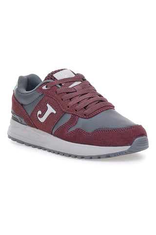 Sneakers bordeaux in pelle e materie sintetiche Joma C200 Lady 2520