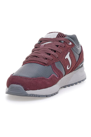 Sneakers bordeaux in pelle e materie sintetiche Joma C200 Lady 2520