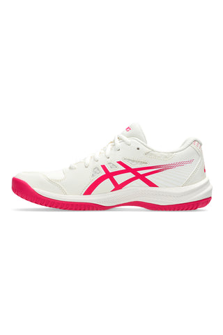 Scarpe Tennis Padel bianche con dettagli rosa leggere e traspiranti Asics COURT SLIDE 4