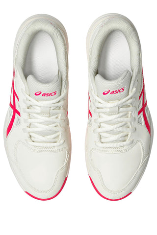 Scarpe Tennis Padel bianche con dettagli rosa leggere e traspiranti Asics COURT SLIDE 4