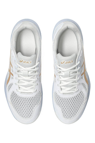 Scarpe pallavolo indoor bianche traspiranti e ammortizzate Asics UPCOURT 6