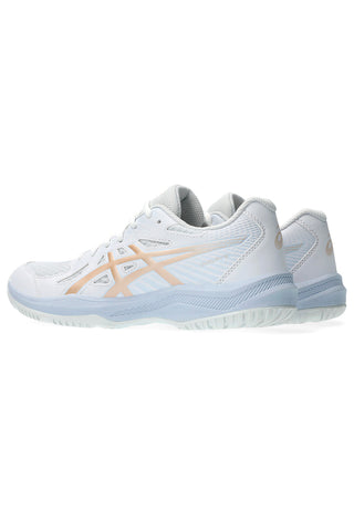 Scarpe pallavolo indoor bianche traspiranti e ammortizzate Asics UPCOURT 6