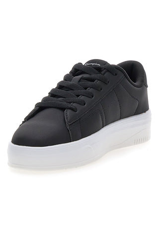 Minimalistische schwarze Synthetik-Sneaker von Champion – TL23 Evolve
