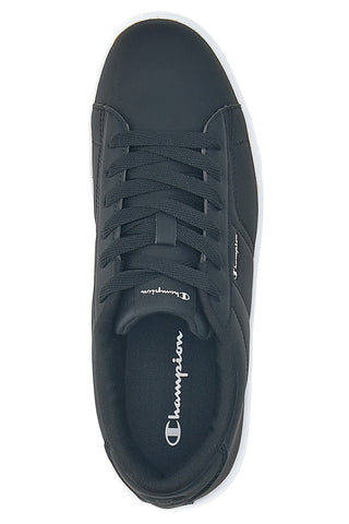 Minimalistische schwarze Synthetik-Sneaker von Champion – TL23 Evolve