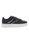 Schwarze Sneakers mit weißer Sohle Champion PRESTIGE PLATFORM