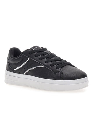 Schwarze Sneakers mit weißer Sohle Champion PRESTIGE PLATFORM
