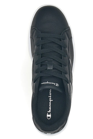 Schwarze Sneakers mit weißer Sohle Champion PRESTIGE PLATFORM