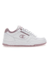 Champion RD18 Heritage Perf WNS Weiße Sneakers mit rosa Details