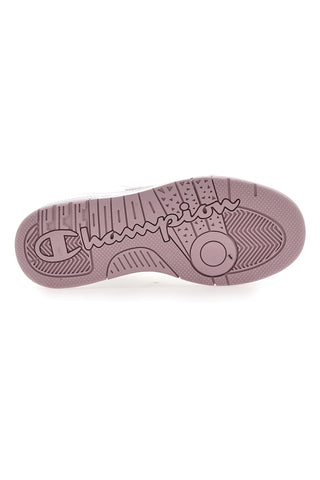 Champion RD18 Heritage Perf WNS Weiße Sneakers mit rosa Details