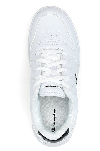 Weiße Sneakers mit Plateau und Glitzerlogo Champion RD18 PLATFORM Glitter G GS