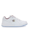 Sneakers bianche stile basket con suola trasparente Champion RD18 Low G GS
