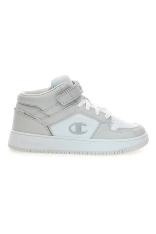 Champion RD18 2 Mid G GS Weiße High-Top-Sneaker mit Logo