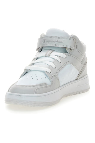 Champion RD18 2 Mid G GS Weiße High-Top-Sneaker mit Logo