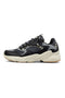 Schwarze Sneakers mit Animalier-Details und dicker Sohle Fila FFW0194