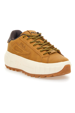 Fila Sintra N WMN Braune Sneaker mit hohem Schaft und gekerbter Sohle