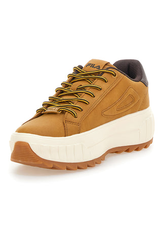 Fila Sintra N WMN Braune Sneaker mit hohem Schaft und gekerbter Sohle