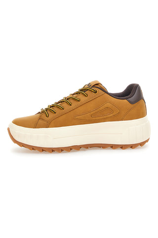 Fila Sintra N WMN Braune Sneaker mit hohem Schaft und gekerbter Sohle