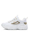Sneakers bianche con dettagli oro e suola chunky Fila FFW0586
