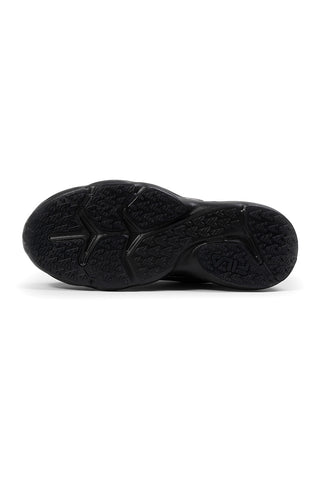 Schwarze Sneakers mit silbernen Details und dicker Sohle Fila FFW0586