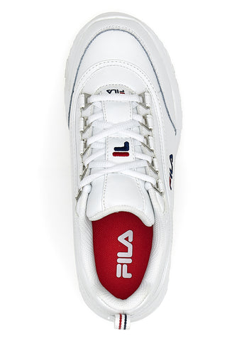 Fila STRADA Teens Chunky Sole White Sneakers