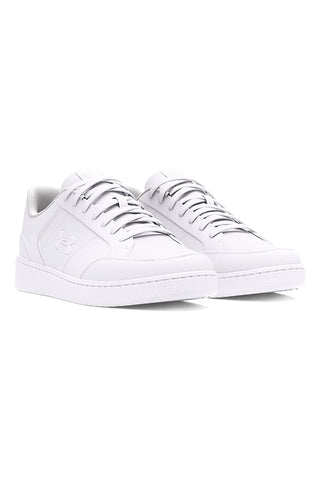 Sneakers bianche in pelle con suola comfort Under Armour W Official