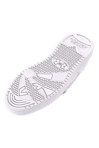 Sneakers bianche in pelle con suola comfort Under Armour W Official