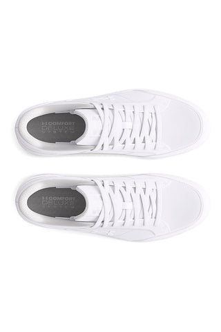 Weiße Leder-Sneaker mit Under Armour W Official Komfortsohle